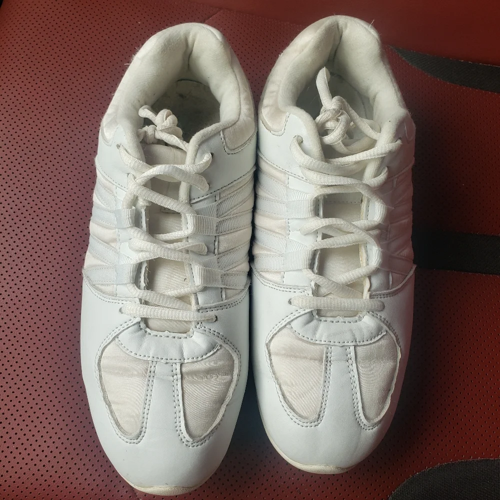 Fierce Feats Ladies Size 8 White Cheer Cheerleading Sideline Shoes - Picture 8 of 8